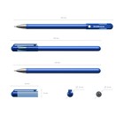 Набор ручек гелевых 2 штуки G-Soft, узел-игла 0.38 мм, чернила синие, длина линии письма 600 метров, европодвес - Фото 2