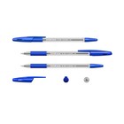 Набор ручек шариковых 3 штуки ErichKrause R-301 Classic Stick & Grip, узел 1.0 мм, чернила синие, резиновый упор, длина линии письма 800 метров, европодвес - фото 8778767