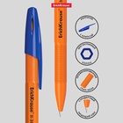 Ручка шариковая ErichKrause R-301 Orange Stick, узел 0.7 мм, чернила синие, длина линии письма 2000 метров, штрихкод на ручке 2288910 - фото 1992769