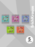 Тетрадь для записи иностранных слов ErichKrause. Hello, А5+, 48 листов, в клетку, три столбца, обложка из мелованного картона, блок офсет, МИКС - Фото 2