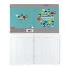 Тетрадь для записи иностранных слов ErichKrause. Hello, А5+, 48 листов, в клетку, три столбца, обложка из мелованного картона, блок офсет, МИКС - Фото 20