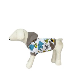 Футболка OSSO с капюшоном для собак, размер 35