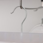 Вешалка для брюк и юбок с зажимами, 29×13 см, цвет прозрачный - Фото 2