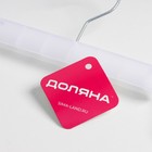 Вешалка для брюк и юбок с зажимами, 29×13 см, цвет прозрачный - Фото 5