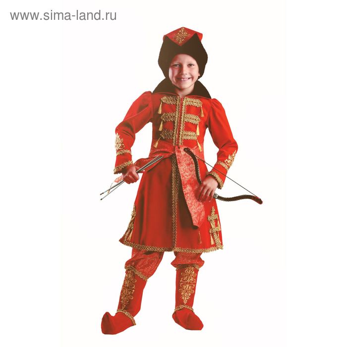 Карнавальный костюм «Иван Царевич», (бархат, парча), размер 32, рост 122 см - Фото 1