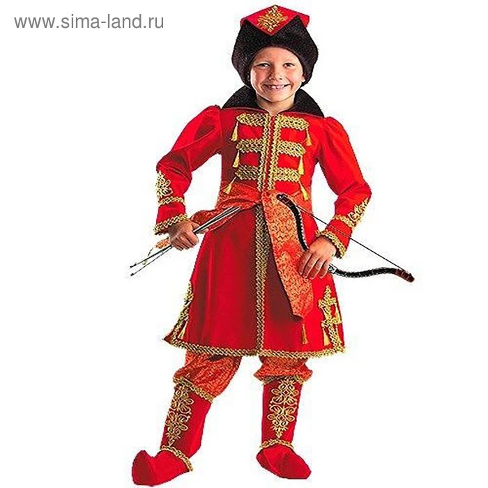 Карнавальный костюм «Иван Царевич», бархат, парча, размер 34, рост 134 см - Фото 1