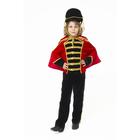 Детский карнавальный костюм «Гусар», бархат, размер 30, рост 116 см - Фото 1