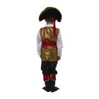 Карнавальный костюм «Капитан Флинт», текстиль, размер 32, рост 122 см - Фото 4