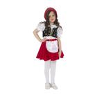 Карнавальный костюм «Красная Шапочка», текстиль, размер 40, рост 152 см - Фото 1