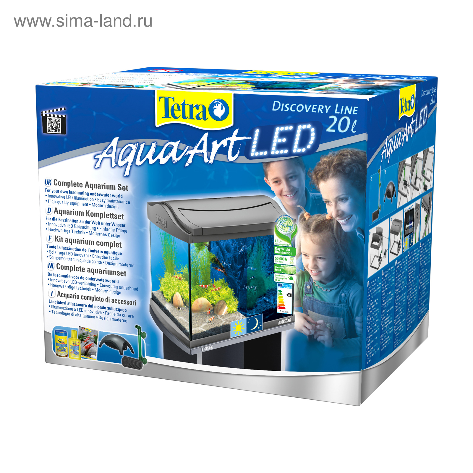 Аквариум Tetra AquaArt LED Shrimp 20л для креветок (2307465) - Купить по  цене от 7 636.00 руб. | Интернет магазин SIMA-LAND.RU