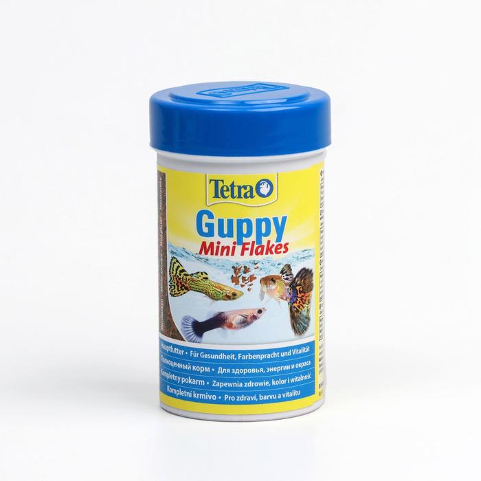 Корм TetraGuppy для рыб, для гуппи, мини-хлопья, 100 мл/30 гр - Фото 1