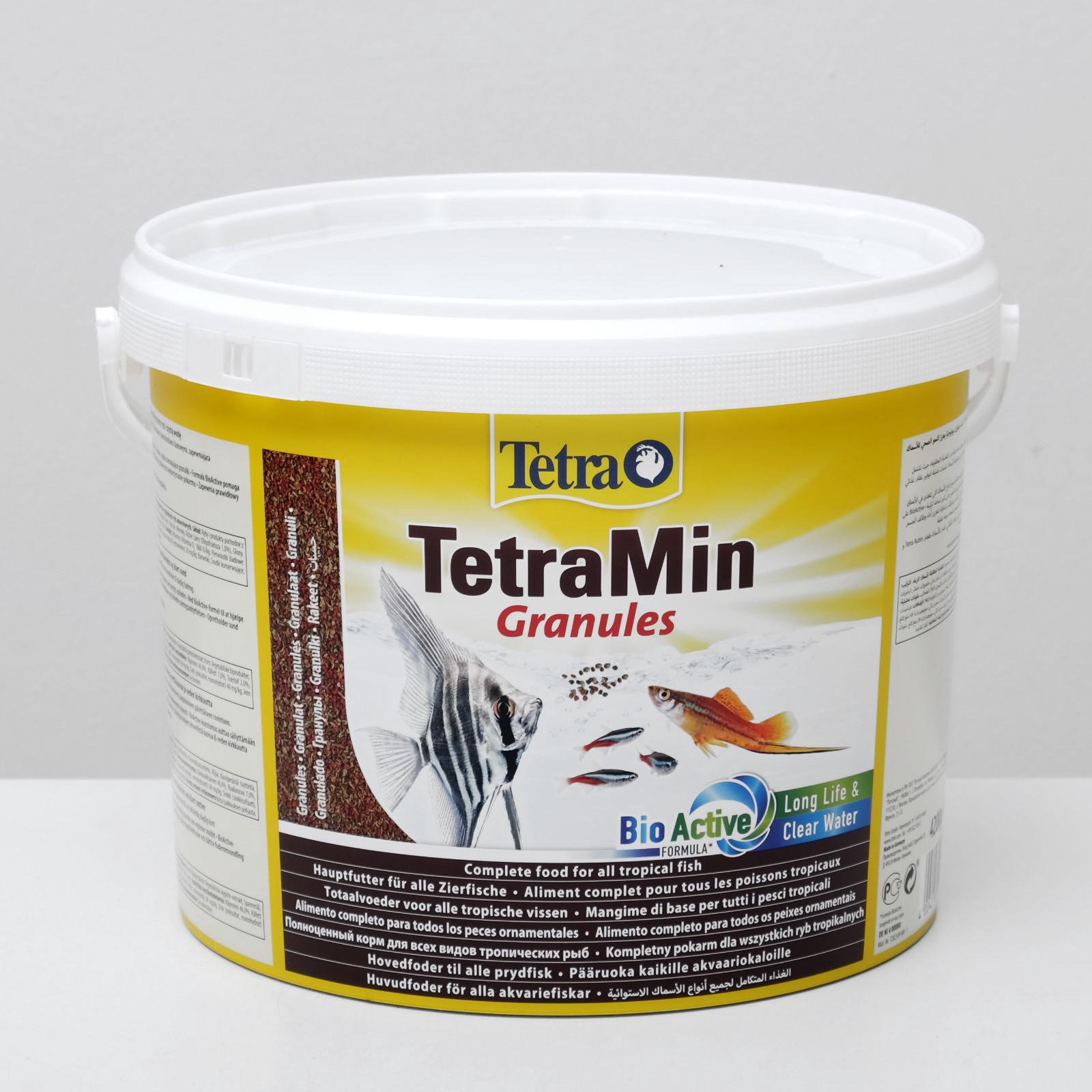 Корм TetraMin Granules для рыб, гранулы, 10 л., 4,2 кг (2307477 ...