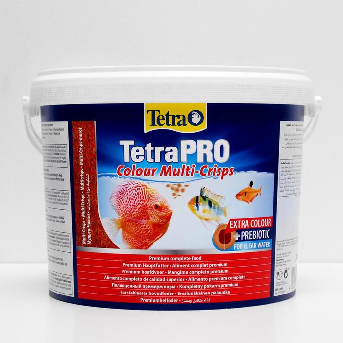 Корм TetraPro Colour для рыб, чипсы для окраса, 10 л., 2,1 кг - Фото 1