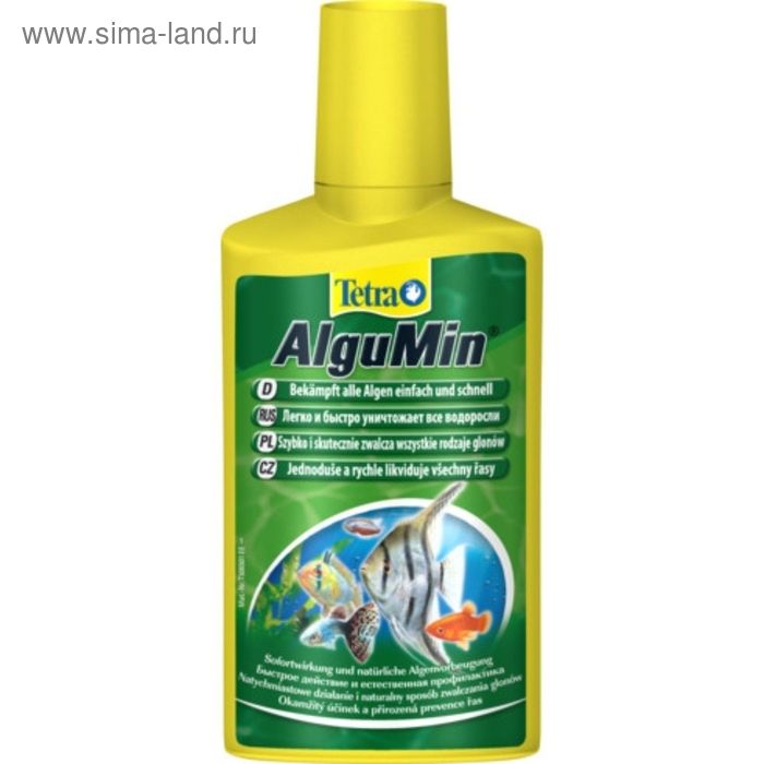 Средство против водорослей продолжительного действия на объем 1000л,AlguMin 500мл, - Фото 1