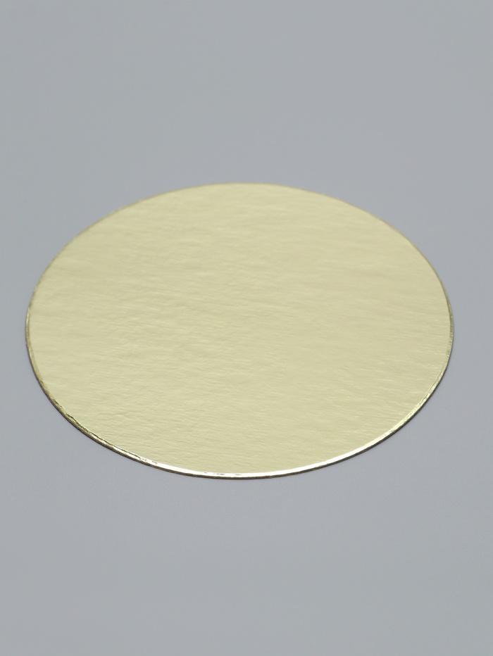 Подложка для торта, 12 см, золото, 0.8 мм - Фото 1