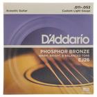 Струны для акустической гитары D`Addario EJ26 PHOSPHOR BRONZE Custom Light 11-5 - фото 321256054