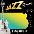 Струны для акустической гитары Thomastik JS112 Jazz Swing, Medium Light, сталь/никель,12-50   230450 - фото 297874967
