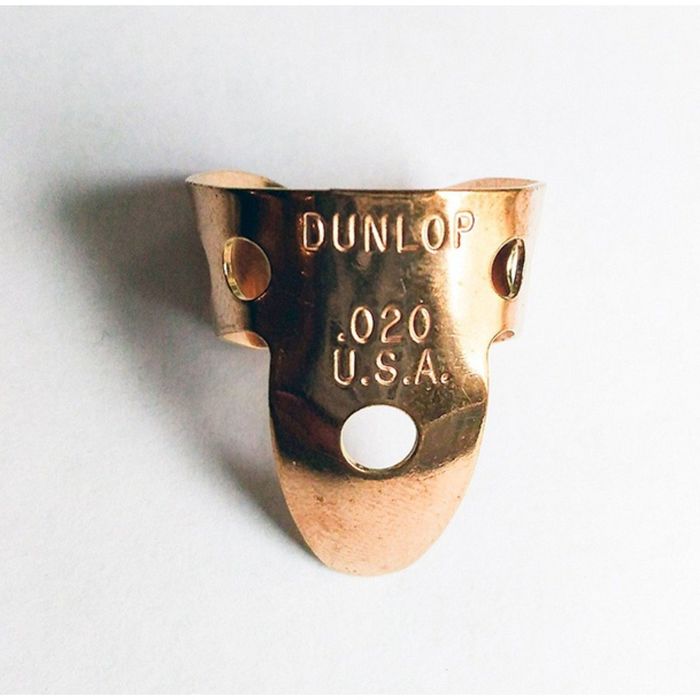 Медиаторы Dunlop 37R.020 Brass  на палец 20шт, латунь, толщина .020,