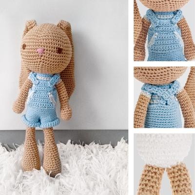 Мягкая игрушка «Зайка Франк», набор для вязания, 12 × 10 × 4 см
