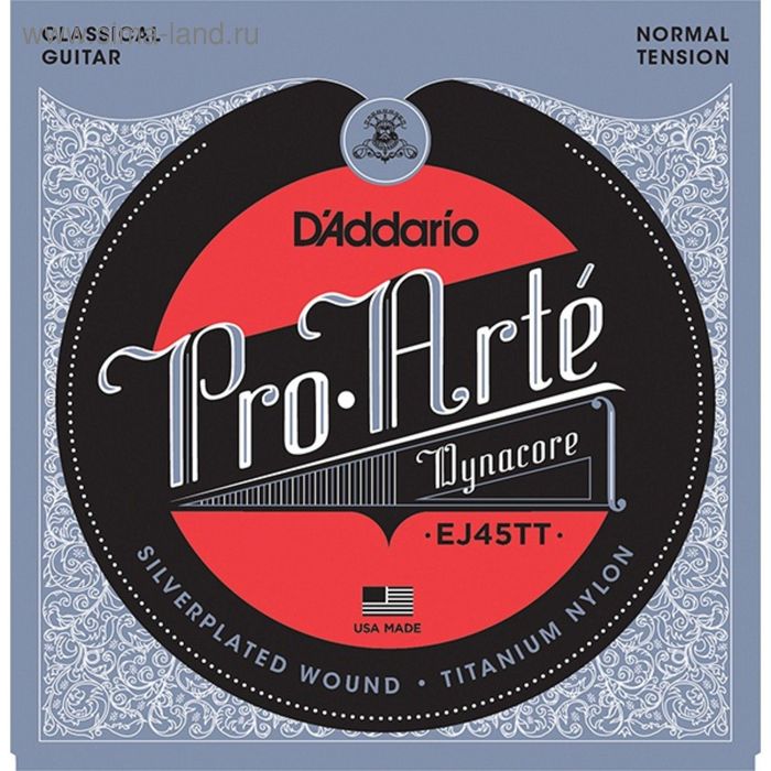 Струны для классической гитары D'Addario EJ45TT ProArte DynaCore - Фото 1