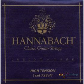 Струны для классической гитары Hannabach 728HT Custom Made Blue