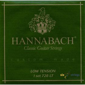 Струны для классической гитары Hannabach 728LT Custom Made Green