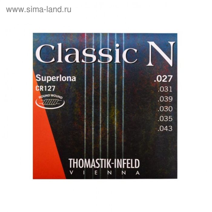 Струны для акустической гитары Thomastik CR127 Classic N 027-043 - Фото 1