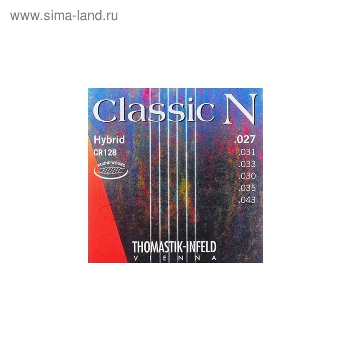 Струны для акустической гитары Thomastik CR128 Classic N 027-043 - Фото 1