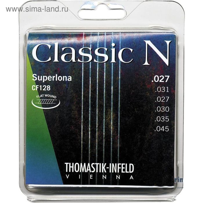 Струны для акустической гитары Thomastik CF128 Classic N 027-045 - Фото 1