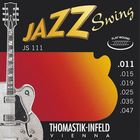 Струны для акустической гитары Thomastik JS111 Jazz Swing, Light, сталь/никель, 11-47 - фото 297875025