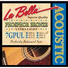 Струны для акустической гитары La Bella 7GPUL Phosphor Bronze, Ultra Light, 9-48 - фото 297875030