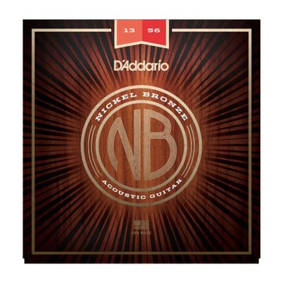 Струны для акустической гитары D'Addario NB1356 Nickel Bronze, Medium, 13-56