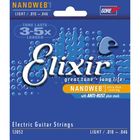 Струны для электрогитары Elixir 12052 NANOWEB, Light, 10-46 - фото 300828892