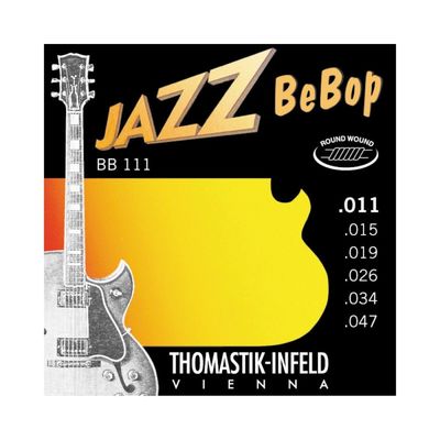 Струны для электрогитары Thomastik BB111 Jazz BeBob, Extra Light, 11-47