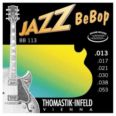 Струны для электрогитары Thomastik BB113 Jazz BeBob, Medium Light 13-53