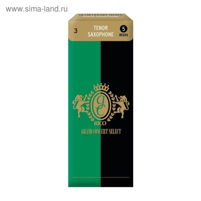 Трости для саксофона тенор Rico RGC05TSX300 Grand Concert Select, размер 3.0, 5шт - Фото 1