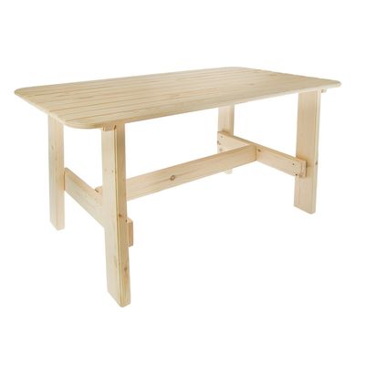 Стол к набору "Дачный" 160 см, натуральная сосна