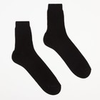 Носки мужские, размер 25, цвет чёрный - Фото 1