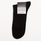 Носки мужские, размер 25, цвет чёрный - Фото 4