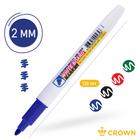 Набор маркеров для доски 4 цвета 2.0 мм Crown WB-505, WB-505-4(SET) - фото 8316630