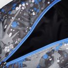 Сумка спортивная, отдел на молнии, наружный карман, регулируемые ручки, цвет серый/синий - Фото 5