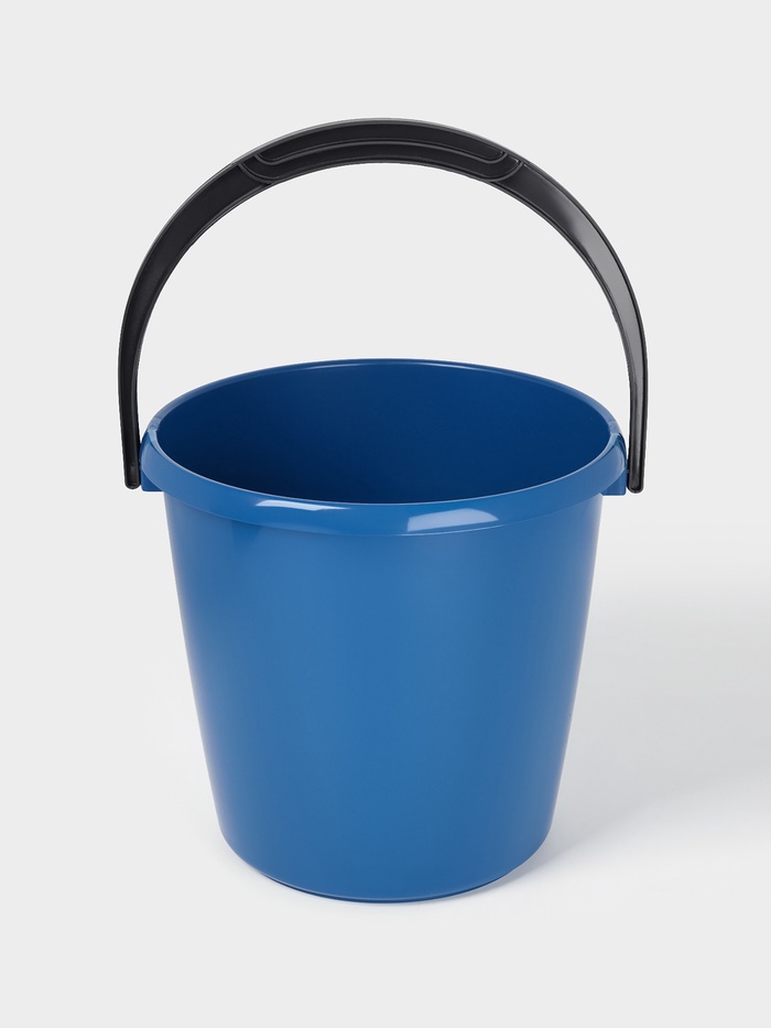 Ведро хозяйственное, 12 л, d=31 см, h=27 см, МИКС - Фото 1