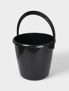 Ведро хозяйственное, 20 л, пластик, чёрное 2175762 Ведро хозяйственное, 20 л, пластик, чёрное 2175762