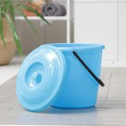 Ведро с крышкой, 5 л, МИКС - Фото 3