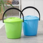 Ведро с крышкой, 5 л, МИКС - Фото 5