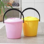 Ведро с крышкой, 5 л, МИКС - Фото 6