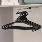 Плечики - вешалки для одежды, 5 шт., размер 46-48, чёрные - Фото 2