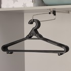 Плечики - вешалки для одежды, 5 шт., размер 46-48, чёрные - Фото 3