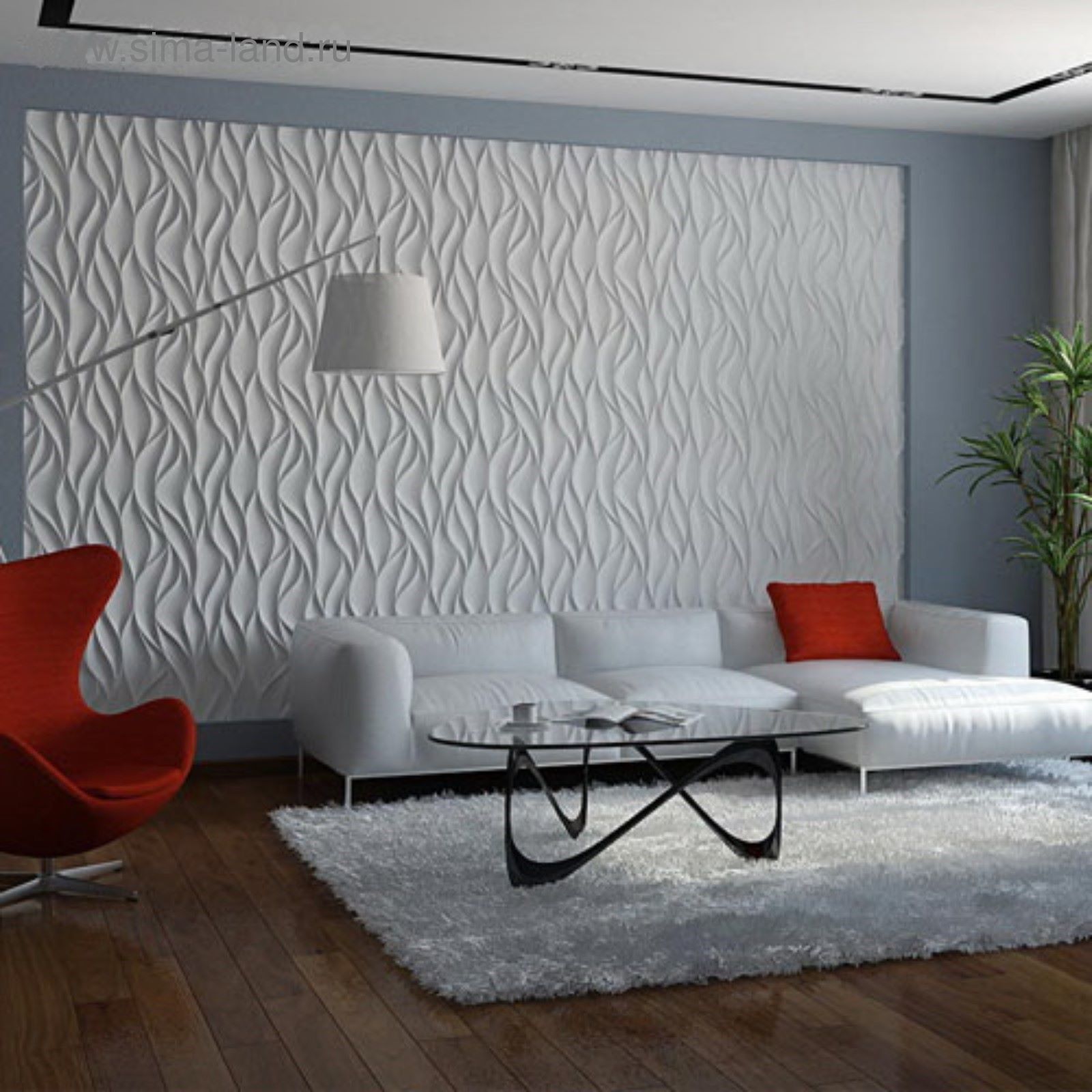 Set of 2 molds Plastic mold 037 for gypsum and concrete 3D Etsy