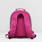 Рюкзак школьный, 2 отдела на молниях, 2 наружных кармана, цвет малиновый - Фото 5